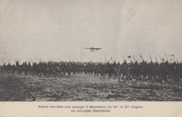 Aviation - Aviateur Aubrun - Défilé Régiments 16ème Et 22ème Dragons - Avion Deperdussin - 1914-1918: 1ère Guerre