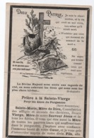 Image Religieuse/ Dieu Patrie/ Priére à La Sainte Vierge / 300 Jours D'indulgence /Vers 1910-1920   IMP45 - Religion & Esotérisme