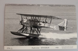 Carte Photo Marius Bar Hydravion Levasseur - Luftfahrt