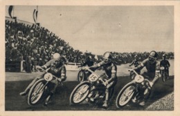 TARJETA POSTAL NO CIRCULADA , CHECOSLOVAQUIA , MEMORIAL J.K. LOBKOWICZE , PARDUBICE - STADION , MOTOCICLISMO , MOTOS - Sport Moto