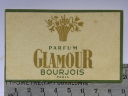 Carte Parfumée Parfum - Parfum GLAMOUR - BOURJOIS PARIS - Ohne Zuordnung