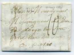 Lettre De SAINT BRIEUX  (SBRIEUC) Lenain N°5 / Dept 21 Côtes Du Nord / 1775 / Cachet De Cire Au Verso - 1701-1800: Vorläufer XVIII