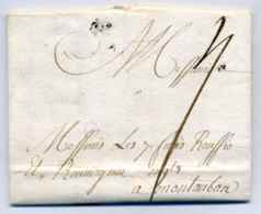 Lettre De Limoges ( L Couronné)  Pour Montauban / Dept 32 Gironde / 1752 - 1701-1800: Voorlopers XVIII