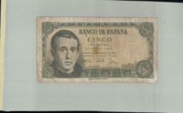 Billet De Banque  BANQUE ESPAGNE  5 Pesetas  1951 Sept 2019  Alb Bil - 5 Pesetas