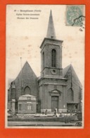 HOUPLINES - Eglise Sainte-Anastasie - Bureau Des Douanes - 1906 -(Péniche) - - Altri & Non Classificati