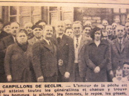 1951 SECLIN Club De Pecheur Les Carpillons De Seclin - Seclin