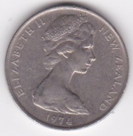 New Zealand. 10 Cents 1974 Elizabeth II. Copper-Nickel. KM# 41.1 - New Zealand