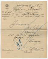 TELEGRAMM   N°  177  DEL  1907   DA  WOHLEN    PER    BRUSSEL     (VIAGGIATO) - Télégraphe