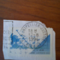 RARE VARIETE PLIAGE OBLITERE SUPERBE N°2735 VOYAGEE AU TARIF - Used Stamps