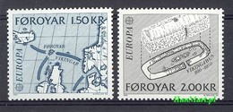 Faroe Islands 1982 Mi 70-71 MNH ( ZE3 FRS70-71 ) - Arqueología