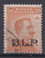 Italy Kingdom 1922/1923 B.L.P. Overprint On 20 Cents, Signed Diena, Used - Zegels Voor Reclameomslagen (BLP)