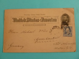 POSTAL CARD ONE CENT  1893 - Otros & Sin Clasificación