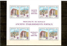 Delcampe - MONACO  BLOC N° 49    NEUF **  1990  EUROPA - Blocks & Kleinbögen