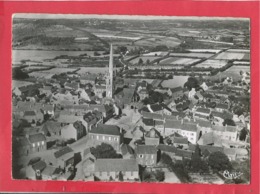 CPSM Grand Format - Sizun   -(Finistère) - Vue Générale Aérienne - Sizun