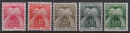 Timbres Taxe - N°90 à N°94 -  Cote 70€ - * Neufs Avec Trace De Charniere - 1859-1959 Oblitérés
