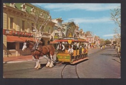 DD / DISNEY / DISNEYLAND / HORSE-DRAWN STREET CAR / WAGON TIRÉ PAR CHEVAL - Disneyland