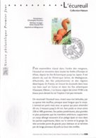 Notice Philatélique Premier Jour L'écureuil  21 Avril 2001 - Documents Of Postal Services