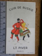 Carte Parfumée - LT PIVER PARIS - Cuir De Russie - Unclassified