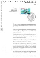 Notice Philatélique Premier Jour Val-de-Reuil, 29 Septembre 2001 - Documents Of Postal Services