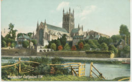 UK WORCESTER Cathedral S.W., VFU Unused, Ca. 1920 - Otros & Sin Clasificación