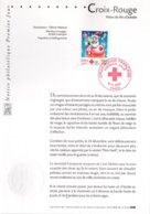 Notice Philatélique Premier Jour Croix Rouge, 08 Novembre 2001 - Documenten Van De Post