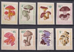 Bulgaria 1961 Mushrooms Mi#1271-1278 Mint Hinged - Neufs