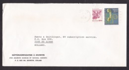 Iceland: Cover To Netherlands, 1988, 2 Stamps, Telephone, Communication, Cow (minor Damage) - Storia Postale