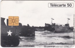 TC120 TÉLÉCARTE 50 UNITÉS - 1944-1994 - 50ème ANNIVERSAIRE DES DEBARQUEMENTS... - BERNIERES SUR MER 06 JUIN 1944 - Armee