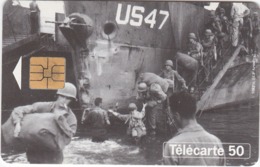 TC121 TÉLÉCARTE 50 UNITÉS - 1944-1994 - 50ème ANNIVERSAIRE DES DÉBARQUEMENTS... - MEDITERRANEE AOÛT 1944 - Leger