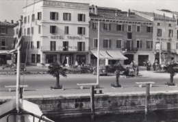 DESENZANO DEL GARDA-BRESCIA-LAGO DI GARDA-HOTEL=TRIPOLI=-CARTOLINA VERA FOTOGRAFIA NON VIAGGIATA ANNO 1952-1958 - Brescia