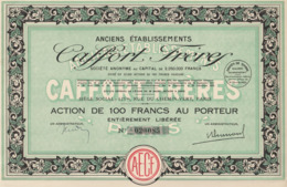 Anciens établissement Caffort Frères / 1929 - Altri & Non Classificati