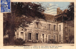 C P A 77] Seine Et Marne > Nangis L'hôtel De Ville Résidence Du Marquis De Brichauteau - Nangis