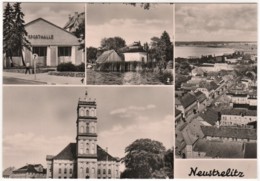 Neustrelitz - S/w Mehrbildkarte 5 - Neustrelitz