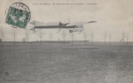 Aviation - Aviateur Demanest Sur Son Monoplan "Antoinette" - Camp De Châlons - 1909 - Piloten