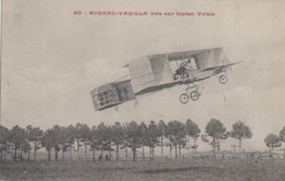 Aviation - Aviateur Buneau-Varilla Sur Le Biplan Voisin - Aviadores