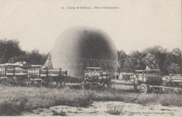 Aviation - Ballon Dirigeable Militaria Aérostation - Voitures Transport - Camp De Châlons - Zeppeline