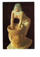 Cpm - Egypte: Le Caire, Femme Brassant De La Bière, Woman Brewing Beer - 5e Dyn. - Statue Femme Seins Nus - Musées