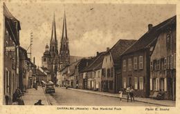 CPA AK SARRALBE - Rue Marechal Foch (170095) - Sarralbe