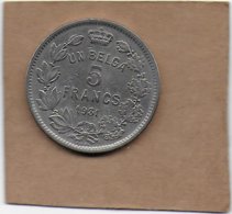 5 Francs Un Belga Nickel 1931 FR  Pos . B - 5 Frank & 1 Belga