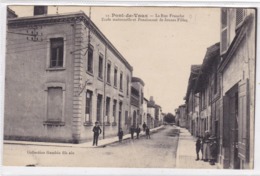 Ain - Pont-de-Vaux - La Rue Franche - Ecole Maternelle Et Pensionnat De Jeunes Filles - Pont-de-Vaux