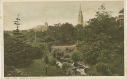 UK BOURNEMOUTH – The Upper Gardens, Coloured Copper Engraved Unused, Ca. 1920 - Bournemouth (hasta 1972)