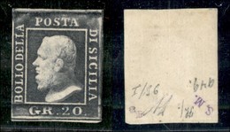 ANTICHI STATI ITALIANI - SICILIA - 1859 - 20 Grana (13) - Gomma Originale - Diena (1.800) - Other & Unclassified