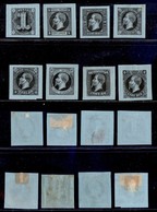 REGNO - Saggi - 1863 - Ronchi (12/19) - Serie Completa - Carta Azzurra Senza Gomma - 60 Cent (18) Con Gomma Originale (2 - Sonstige & Ohne Zuordnung