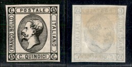 REGNO - Saggi - 1863 - 15 Cent Litografico (VI Tipo - Bolaffi P7p) - Senza Gomma - Altri & Non Classificati