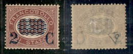 REGNO - 1878 - 2 Cent Su 30 (32) - Gomma Originale - Diena (450) - Otros & Sin Clasificación