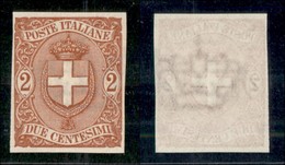 REGNO - 1896 - Prove D'Archivio - 2 Cent (P66) - Sempre Gomma Integra (350) - Altri & Non Classificati