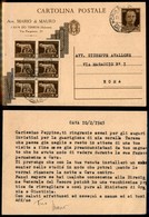 REGNO - Cartolina Postale Da 30 Cent Vinceremo Con Soprastampa Non Ufficiale - Cava Dei Tirreni/Roma 11.2.45 - Other & Unclassified