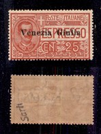 OCCUPAZIONI I GUERRA MONDIALE - VENEZIA GIULIA - 1919 - 25 Cent (1) - Gomma Integra (625) - Other & Unclassified