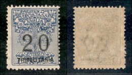 COLONIE - TRIPOLITANIA - Segnatasse Per Vaglia - 1924 - 20 Cent (1) - Gomma Integra (270) - Otros & Sin Clasificación