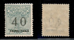 COLONIE - TRIPOLITANIA - Segnatasse Per Vaglia - 1924 - 40 Cent (2) - Gomma Integra - Cert. AG (4.700) - Andere & Zonder Classificatie